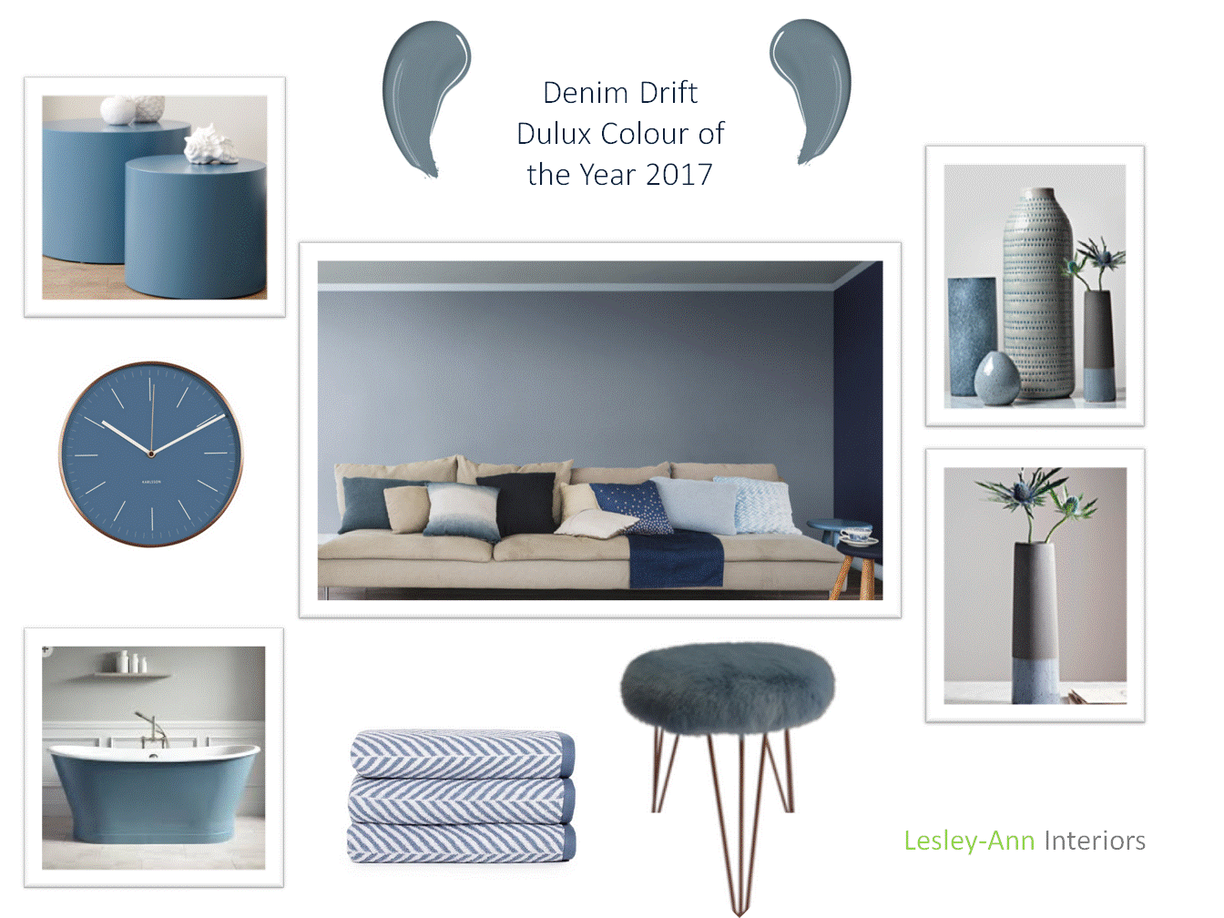 Denim Drift Mood Board
