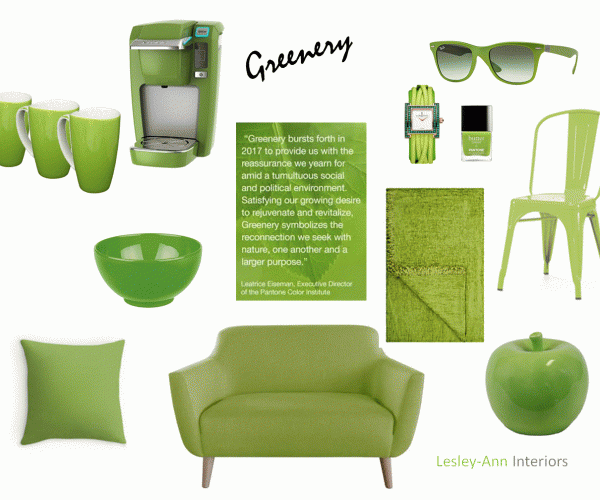 Greenery Mood Board