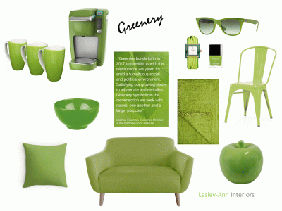 Greenery Mood Board