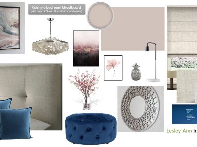 Calming bedroom Mood Board