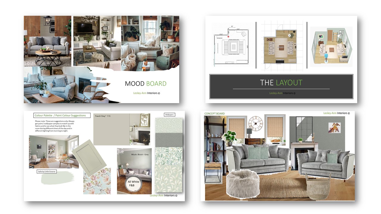 E-Design Concept boards