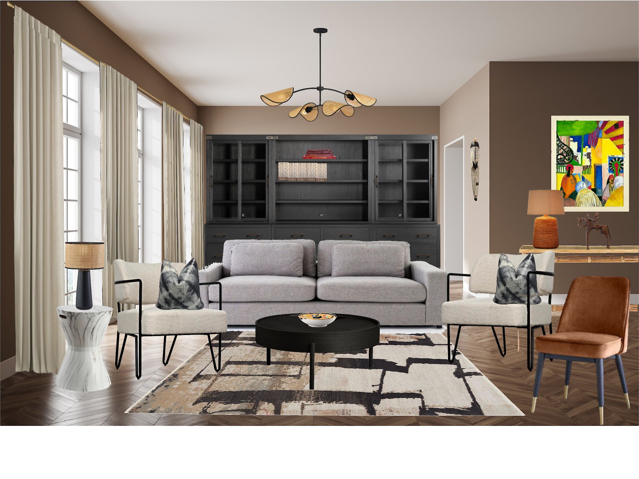 Interior Design Concept Board